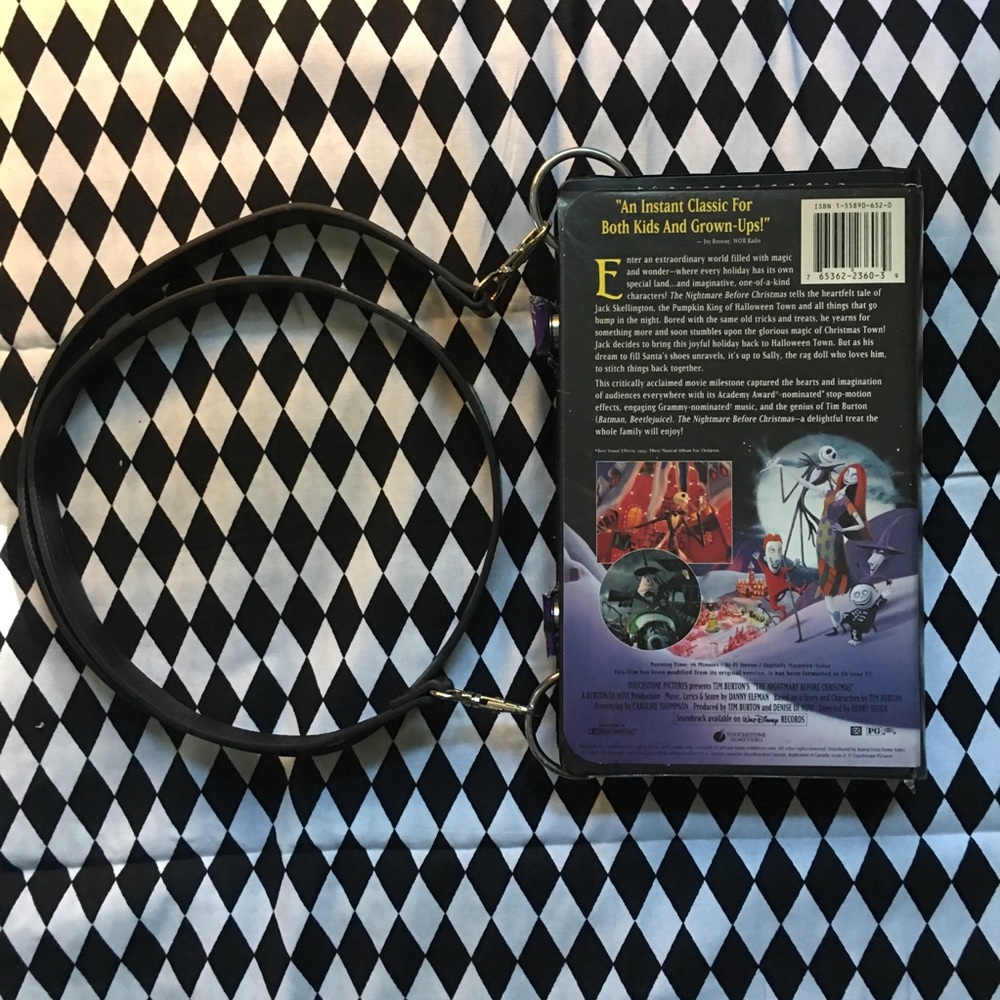 VHS Tape Purse handmade commission made-to-order - Picture 2 of 6